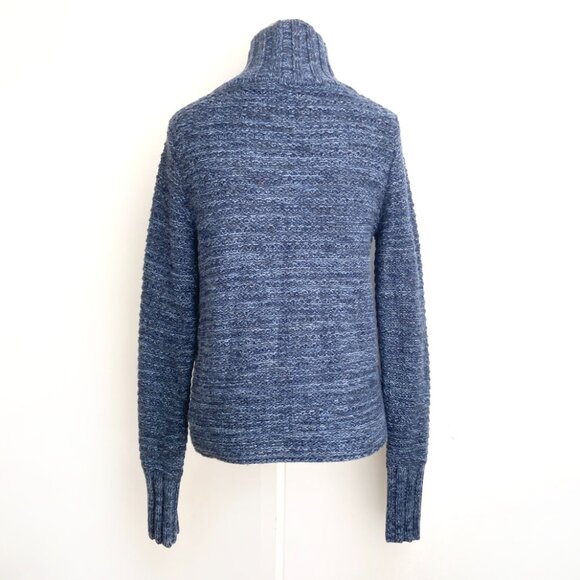 Athleta Merino Wool Sweater CHILL Textured Zip Front - Picture 2 of 11